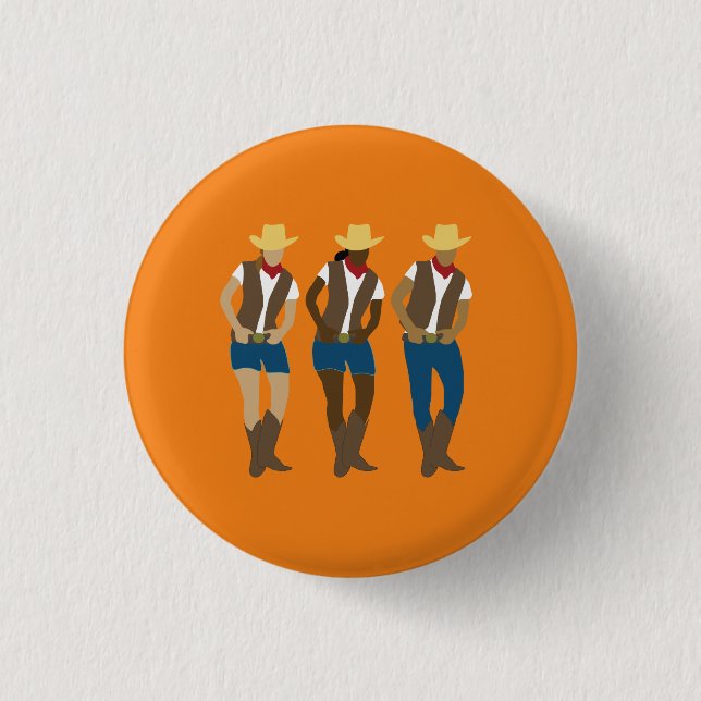 Line Dancers Button (Front)