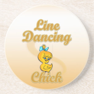 Line Dancing Chick Coaster