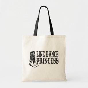 Line Dancing Cowboy Boots Cowgirl Country Music Tote Bag