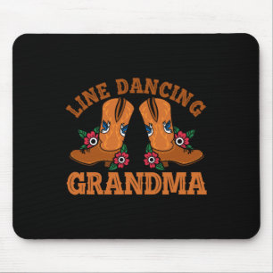 Line Dancing Grandma 1  Mouse Pad