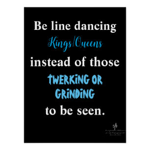 Line Dancing Kings/Queens II Poster