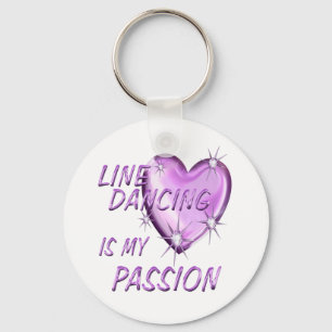 LINE DANCING PASSION KEYCHAIN