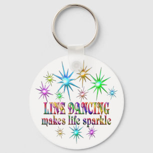 Line Dancing Sparkles Keychain