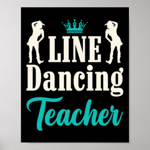 Line Dancing Teacher  Poster