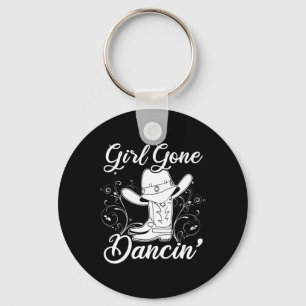 Line Dancing Texas Cowgirl Gift Women Line Dance Keychain