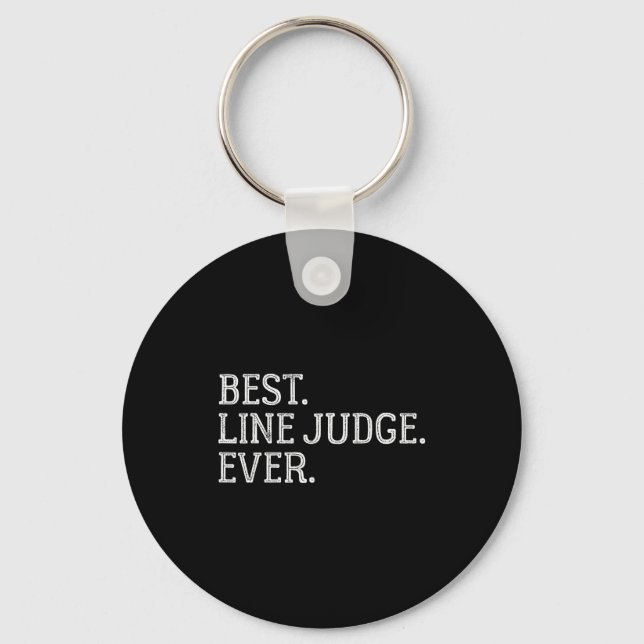 Line Judge Ever Funny Volleyball Ideas  Keychain (Front)