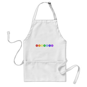 Line of 7 Chakras Standard Apron