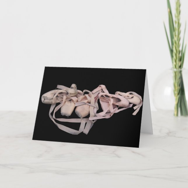 Line of Ballet Shoes Card (Front)