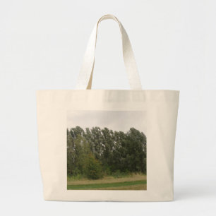 Line of Leaning Trees Landscape Bag