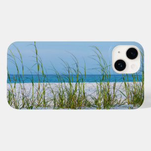 Line Of Sea Oats In White Sand Case-Mate iPhone 14 Case