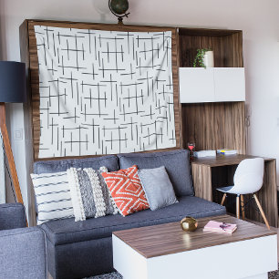 Line Pattern Tapestry