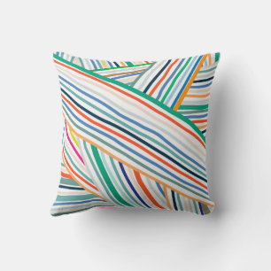 Line Pattern Throw Pillow