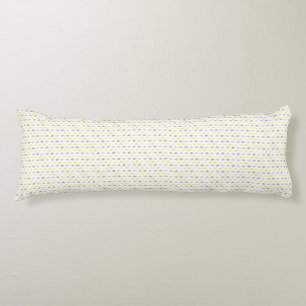 Line Pattern Yellow & Grey Body Pillow