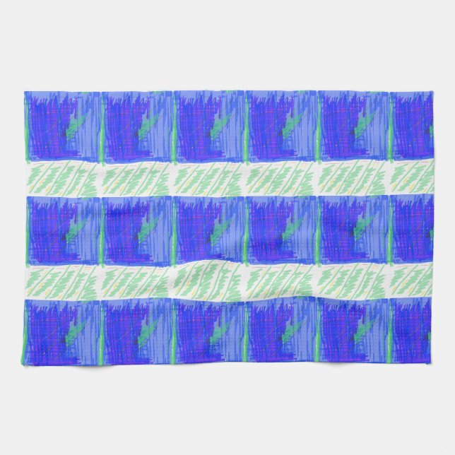 Line Tempest Noise on A Kitchen Towels (Horizontal)