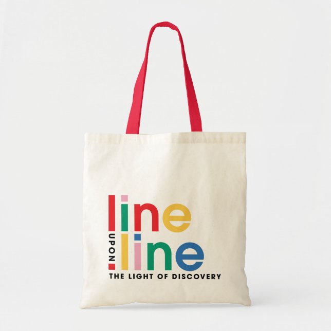 Line Upon Line tote Bag (Front)