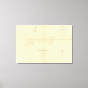 Linea Divisoria Entre Mexico 3 Canvas Print