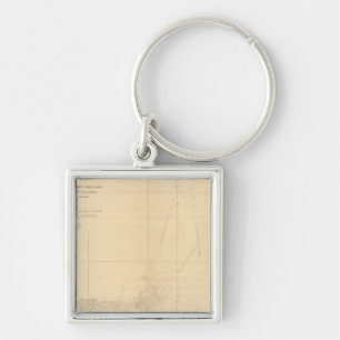 Linea Divisoria Entre Mexico 4 Keychain