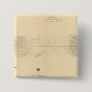 Linea Divisoria Entre Mexico 5 2 Inch Square Button
