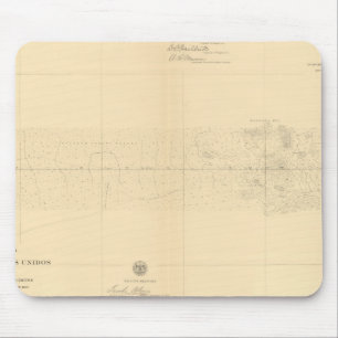 Linea Divisoria Entre Mexico 6 Mouse Pad