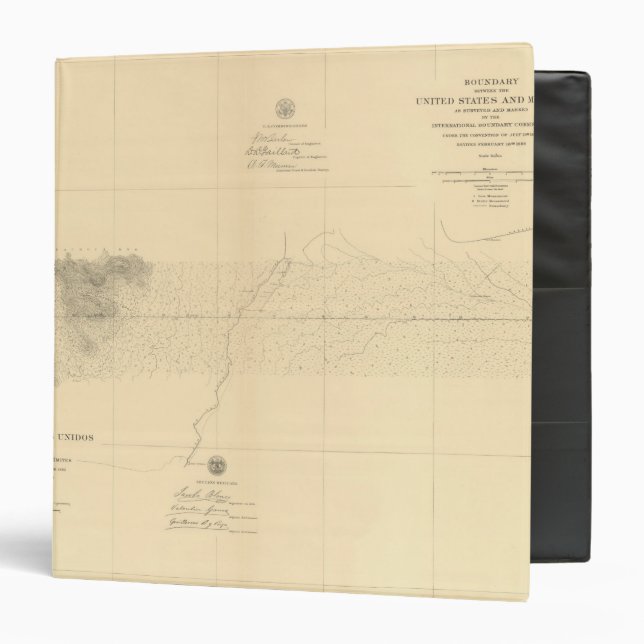Linea Divisoria Entre Mexico 7 Binder (Front/Inside)