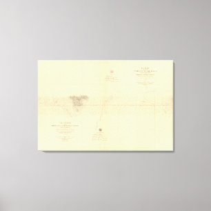 Linea Divisoria Entre Mexico 7 Canvas Print