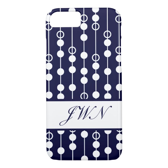 Linear Dot #1 @ SonoLeTre with monogram Case-Mate iPhone Case (Back)