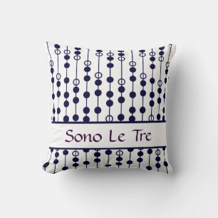 Linear Dot #2 @ SonoLeTre Throw Pillow