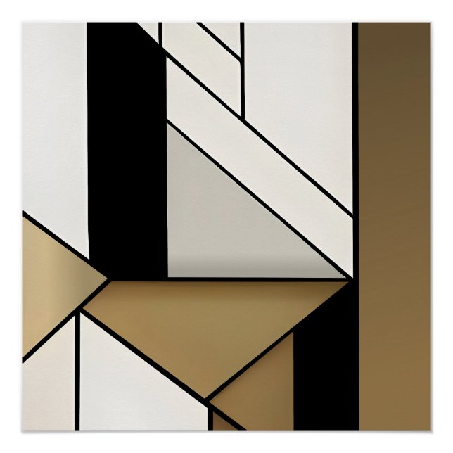 Linear Geometry Poster (Front)