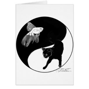 lineart de couleur de bloc de yinyang