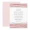 Lineation Wedding Invitation | Blush & Black