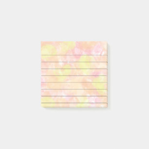 Lined 3x3 Watercolor Custom Post-it Notes