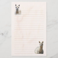 Lined Alpaca Stationery