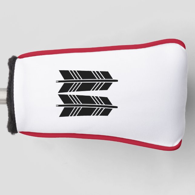 LINED ARROW GOLF HEAD COVER (Front)
