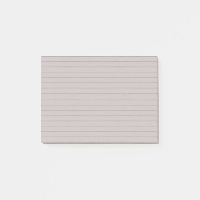 lined beige paper post-it notes (Front)