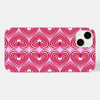 Lined Hearts Case-Mate iPhone 14 Plus Case