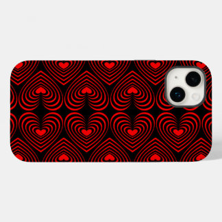 Lined Hearts Case-Mate iPhone 14 Plus Case