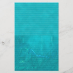 Lined Mermaid Stationery