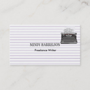 Lined Paper Index Card