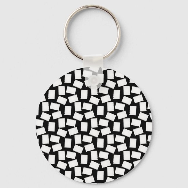 Lined Paper Notebook Back To School Gifts Student Keychain (Front)