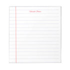 Lined Paper Professional Plain Minimalist Modern