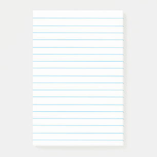 Lined School Notebook Paper Post-it Notes