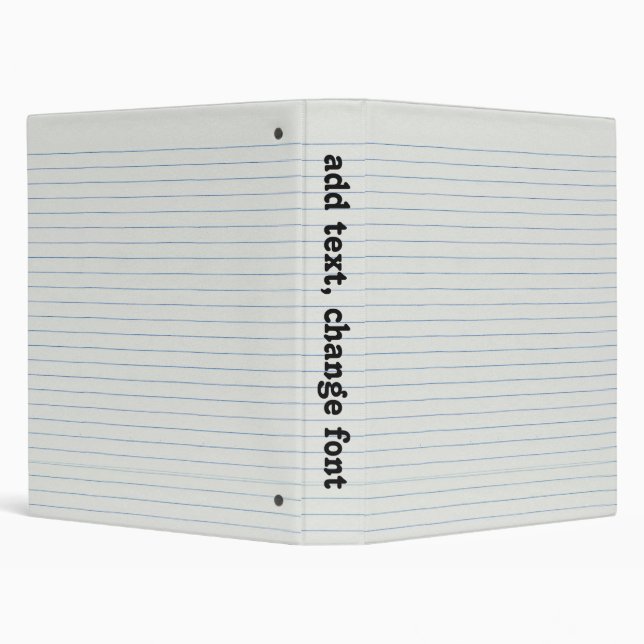 Lined School Paper Background Binder (Background)