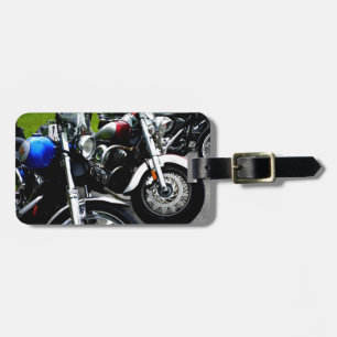 Lined Up Luggage Tag