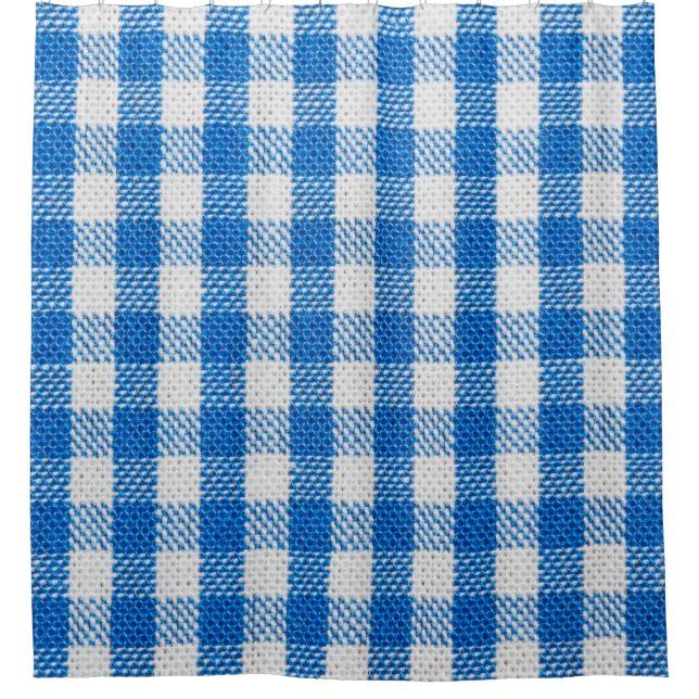 Lined white and blue dining clothes (Front)