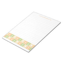 LINED WRITING Recipe Page Kitchen Personalized Pad