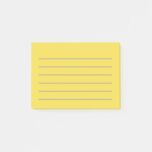 Lined Yellow Post-IT Notes