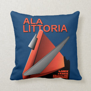 LINEE AEREE ITALIANE THROW PILLOW