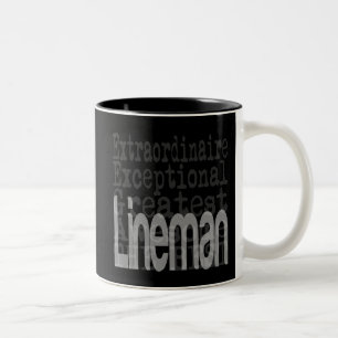 Lineman Extraordinaire Two-Tone Coffee Mug