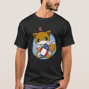 Lineman Fox Plays Football And Serving Pancakes Da T-Shirt