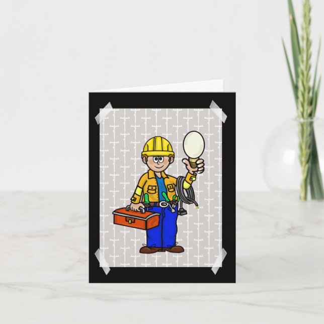 Lineman Hero Appreciation Greeting Card (Front)